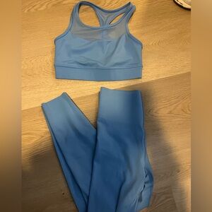 Light Blue All in Motion Super Flex Leggings Set